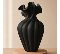1 pièce Grand vase français vintage, vase décoratif noir, convient pour la décoration de la salle de séjour/table à manger L,M,Taille Unique,XLABS