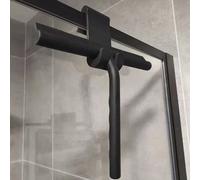 1 pièce Grattoir de nettoyage de verre de salle de bain pour usage domestique, Raclette de douche. Fournisseurs de cuisine, salle de bain, maison, articles ménagers noir,Blanc,gris,roseSilicone