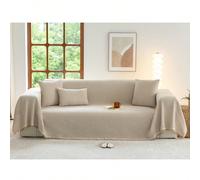 1 pièce Housse de canapé à franges en chenille, Housse de canapé, Antidérapante, Anti-poussière, Anti-rayures, Canapé décoratif, Protection de canapé, Toutes saisons, Durable et résistante à l'usure, 