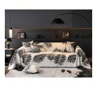 1 pièce Housse de canapé à motif feuille de bananier, légère et minimaliste, antidérapante, anti-poussière, résistante aux rayures, convient pour le salon, la chambre à coucher, le bureau, utilisation