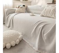 1 pièce Housse de canapé en chenille, style minimaliste Ins, couverture de canapé d'une seule pièce avec design 3D, couverture de canapé pour décoration de la maison toutes saisons 130*180,180*180,180