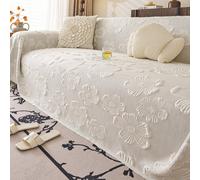 1 pièce Housse de canapé en soie de glace style bohème, résistante aux animaux de compagnie, antidérapante, anti-salissure et anti-rayures, lavable en machine, convient pour toutes les saisons, peut ê