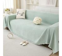 1 pièce Housse de canapé imperméable de couleur unie pour animaux de compagnie, housse anti-rayures, protecteur de canapé toutes saisons, serviette de couverture de meuble pour chambre à coucher, bure