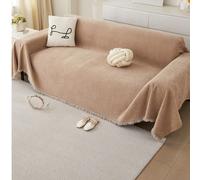 1 pièce Housse de canapé pour animal de compagnie imperméable de couleur unie, housse de canapé anti-rayures, protecteur de canapé toutes saisons, serviette de couverture de meuble pour chambre à couc