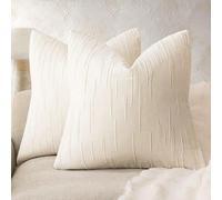 1 pièce Housse de coussin décoratif vintage rayé, 100% polyester tissé, avec fermeture éclair, lavable en machine, motif géométrique, convient pour le canapé, le lit, la salle à manger, le bureau à do