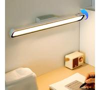 1 pièce Lampe cool LED créative pour lecture et écriture étudiantes, lampe murale rechargeable pour protection des yeux pour la chambre à coucher, le dressing, design portable pour lampe de chevet de 