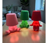 1 pièce Lampe d'ambiance décorative de bureau créative et colorée, lampe de décoration pour chambre, salon, cadeau de fête, lampe de gradation tactile LED, rechargeable USB, lumière d'ambiance nocturn