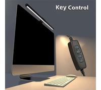 1 pièce Lampe d'écran d'ordinateur LED, lampe de bureau de jeu, lampe de remplissage de jeu de bureau de bureau, avec une plage de réglage de 45 degrés, une barre lumineuse réglable, 3 modes de tempér
