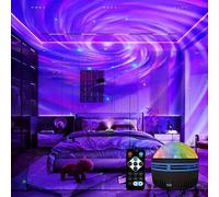 1 pièce Lampe LED Aurore Boréale, Lumière de Fée, Lumière d'Ambiance Ciel Étoilé, Projecteur de Veilleuse pour Chambre, Cinéma à la Maison, Plafond, Décoration Cadeau, Cadeau de Vacances, Camping, Déc