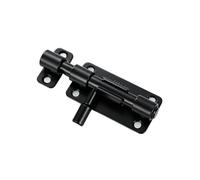 1 Piece Loquet Porte Exterieur Noir 4 Pouces en Acier Inoxydable 304 Targette de Porte Verrou Porte Interieure Verrou Baionnette Loquet Portail pour Jardin Salle de Bain