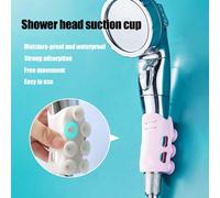 1 pièce/Lot de 3 pièces Support de douche multicolore en silicone avec ventouse, support de pomme de douche universel rotatif sans perçage avec ventouse, accessoires de salle de bain et outils de sall