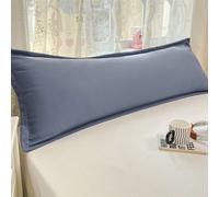 1 pièce Manchon intérieur de coussin long pour couple en faux super doux de couleur unie, taie d'oreiller simple, sans rembourrage, manchon intérieur de coussin extra long pour couple, doux pour la pe
