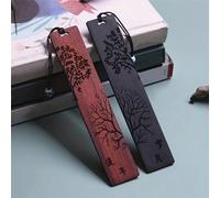 1 pièce Marque-page en bois de rose de style chinois, clip de livre vintage sculpté créatif, accessoire de lecture pour étudiants, fournitures scolaires bois