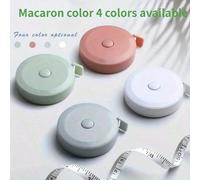 1 pièce Mètre ruban pliable double face mini, ruban de mesure portable mignon et souple, mètre ruban en cuir compact pour la mesure de la taille, convient pour la couture, la mesure de la taille et la