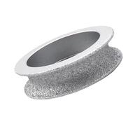 1 Pièce Meule Abrasive Grain 60, Disque Polissage Profil Bord Demi Bullnose | Diamant Meule De Meulage, Diamètre 3 Pouces(15mm)