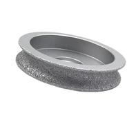 1 Pièce Meule Abrasive Grain 60, Disque Polissage Profil Bord Demi Bullnose | Diamant Meule De Meulage, Diamètre 3 Pouces(10mm)