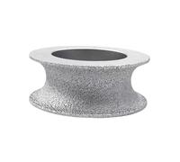 1 Pièce Meule Abrasive Grain 60, Disque Polissage Profil Bord Demi Bullnose | Diamant Meule De Meulage, Diamètre 3 Pouces(25mm)