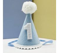 1 pièce Mini chapeau décoratif pliable de couleur unie/fleur de marguerite, convient pour les fêtes d'anniversaire et les accessoires photo bleu,beige,bleu clair,Racine de lotus roseNon-tissé