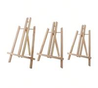 1 pièce Mini chevalet, chevalet de bureau en bois simple pour la maison, le bureau, la rentrée scolaire, la rentrée scolaire, fournitures scolaires A,B,C,C (2 pièces)bois