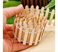 1 pièce Mini clôture en bois, convient pour le jardin de fées, le micro-paysage, les pots de fleurs, pièce décorative, taille : 90 cm * 5 cm, convient pour la maison, la chambre, le jardin, idéal pour
