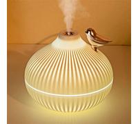 1 pièce Mini humidificateur 2 en 1 H2o, capacité de stockage de 300 ml, 3 niveaux de réglage de la lumière, alimentation USB, pour bureau/bureau, atomiseur USB, cadeau de Noël et de la Saint-Valentin 
