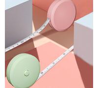1 pièce Mini mètre à ruban rétractable Outil à main pour mesurer, idéal pour la rentrée scolaire rose,Blanc,bleu clair,vert clair,Rose 2 piècesFibre synthétique