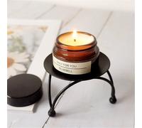 1 pièce Mini support de bougie en fer rond géométrique, décoration de bureau, décoration de pièce, cadeaux Taille Unique,2 piècesFer