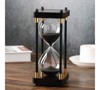 1 pièce Minuteur en bois classique de 30 minutes, sablier carré vintage, cadeau de saison de remise des diplômes, anniversaire Taille UniqueVerre