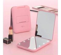1 pièce Miroir de maquillage LED, Miroir de maquillage portable mini éclairé, Miroir de maquillage de voyage, Convient pour les voyages, les sacs à main, la maison et l'utilisation à l'hôtel Outil de