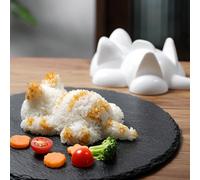 1 pièce Moule à boule de riz en forme de chat charmant, convient pour les sushis et les rouleaux de nori, peut contenir 200g de riz. Accessoires de bento maison, de cuisine et de pique-nique Taille Un