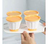 1 pièce Moule à coupe de pouding en ABS, idéal pour les tasses de yaourt glacé maison, les mousses et les gelées, convient pour la maison, les réunions, les fêtes et autres événements, livré avec couv