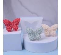 1 pièce Moule en forme de papillon pour plaque d'aromathérapie, bougie, cire ou silicone pour décoration. Achetez-en deux pour une meilleure affaire. Rose papillon 1 pièce,Rose Papillon 2pcsSilicone