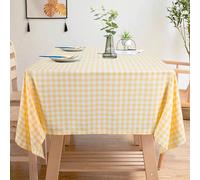 1 pièce Nappe à carreaux minimaliste moderne, convient pour le pique-nique, la fête, le restaurant, la cuisine, le café, la décoration de table à manger, la décoration domestique quotidienne 55"L x 86