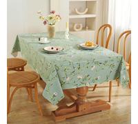 1 pièce Nappe rectangulaire de style pastoral, imperméable, oléofuge et lavable, pour table de café 100x100cm,100x140cm,140x180cm,140x220cmPolychlorures de vinyle