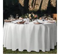 1 pièce Nappe ronde classique multicolore pour hôtel et maison, finition satin, convient pour mariage, Saint-Valentin et usage quotidien 140 cm Round,180cm round,90cm Round,220cm Round,Rond de 300 cmU
