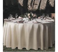 1 pièce Nappe ronde classique multicolore pour hôtel et maison, finition satin, convient pour mariage, Saint-Valentin et usage quotidien 140 cm Round,180cm round,90cm Round,220cm Round,Rond de 300 cmU