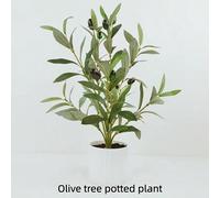 1 pièce, Olivier artificiel en pot de 36 cm, branches d'olivier factices, bonsaï d'olivier, décoration pour la maison, le porche, la chambre, la salle de bain, les étagères, le rebord de fenêtre, conv