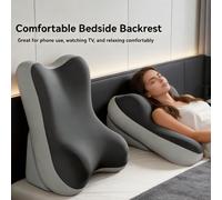 1 pièce Oreiller cale en mousse à mémoire de forme ergonomique réglable et amovible, coussin de soutien incliné pour les jambes, oreiller de dossier multifonctionnel, convient pour le lit, le canapé, 