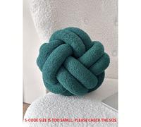 1 pièce Oreiller décoratif en peluche octogonale polyvalente de couleur unie, pour le canapé, la table basse, la chambre, fait de fausse laine d'agneau L,M,SPolyester