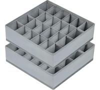 1 pièce Organiseur de tiroir pour chaussettes et sous-vêtements, Organisateur de placard à 24 compartiments et organisateur de rangement pour chaussettes, mouchoirs, cravates, ceintures
