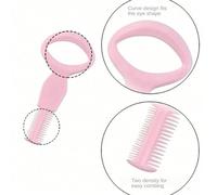 1 pièce Outil multifonctionnel magique 3-en-1 pour le mascara et le maquillage des cils, réutilisable, aide à créer des cils et un eye-liner parfaits Polychlorures de vinyle