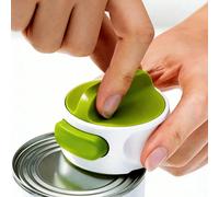 1 pièce Ouvre-boîte multifonction - Fonctionnement manuel, pour l'arthrite, les mains faibles, ouvre-boîte rotatif en acier inoxydable, outil de cuisine essentiel pour les pannes de courant, les urgen