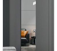 1 pièce Panneau de miroir acrylique haute définition auto-adhésif de 20 cm x 20 cm, miroir flexible sans cadre et sans verre, sans perçage nécessaire, installation facile, autocollant de miroir de déc