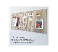 1 pièce Panneau en feutre vertical rainuré 40*60cm, style nordique, tableau de messages créatif en feutre, décoration murale de fond photo, décoration de la pièce, décoration de la maison, décoration 