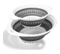 1 pièce Passoire et Écumoire pliable, passoire en silicone et tamis à aliments, pour les légumes et les fruits, Ustensiles de cuisine essentiels M,SPolypropylène