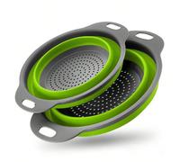 1 pièce Passoire pliable grande/petite taille, ustensile de cuisine pliable et gain de place, convient pour le nettoyage et le drainage rapide des légumes et des fruits dans la cuisine ou le restauran