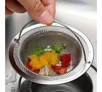 1 pièce Passoire pour évier de cuisine, passoire d'évier en acier inoxydable, accessoires de cuisine, capteur d'aliments pour la plupart des éviers de cuisine, panier-filtre d'évier en acier, Journée 