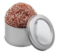 1 Pièce Pâte à Souder,pour le Champ de Nettoyage des Pointes de Fer à Souder,Avec Support en Acier Inoxydable(68 x 39 mm)