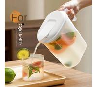 1 pièce Pichet d'eau grande capacité avec poignée, carafe d'eau froide et chaude, récipient hermétique pour boissons pour réfrigérateur, cafetière, infuseur de jus et de thé à la maison, convient pour