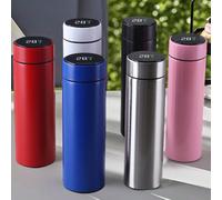 1 pièce pièce Bouteille d'eau isolée sous vide en acier inoxydable à double paroi, convient pour les boissons froides et chaudes, idéale pour un usage personnel, domestique, les sports d'intérieur, le